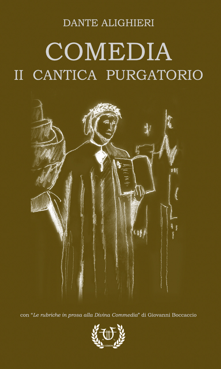 Copertina della II cantica della Comedia di Dante: Purgatorio