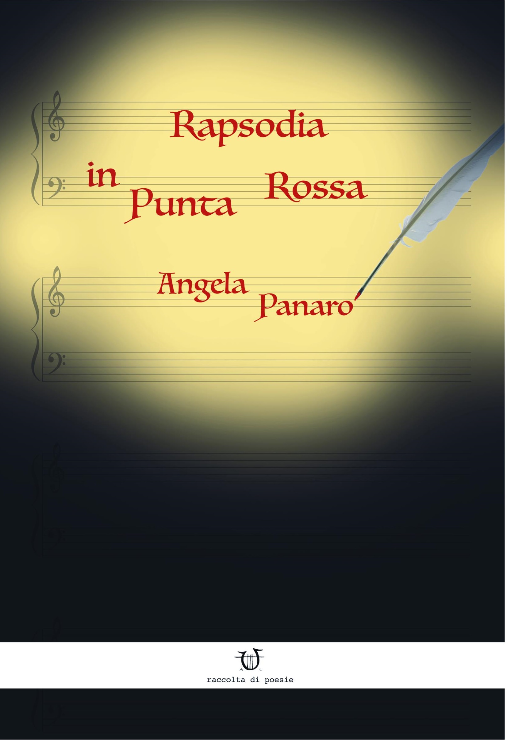 cOPERTINA DELLA RACCOLTA POETICA rAPSODIA IN PUNTA ROSSA